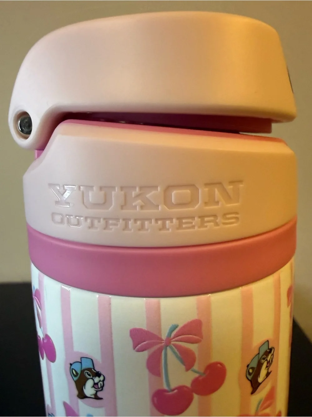 Buc-ee’s Yukon Outfitters HydroBubble cherries and bows Water Bottle NEW RELEASE